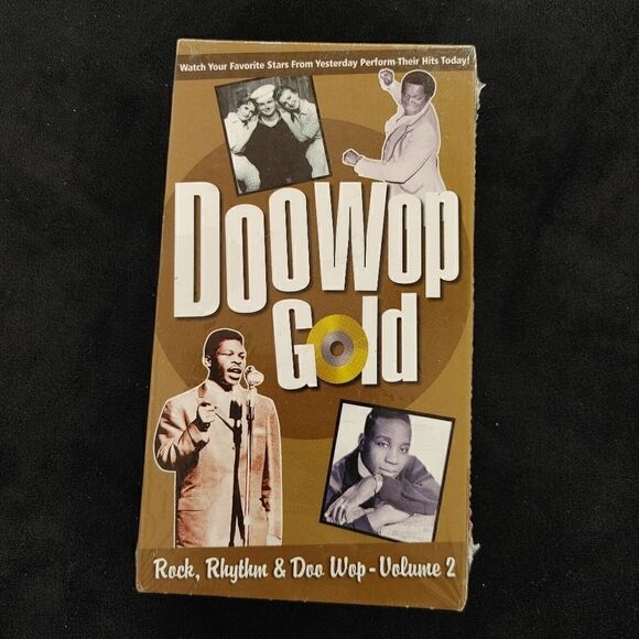 DOO WOP GOLD TIME LIFE VHS. ROCK, RHYTHM & DOO WOP-VOLUME 2. NEW SEALED. - Picture 1 of 6